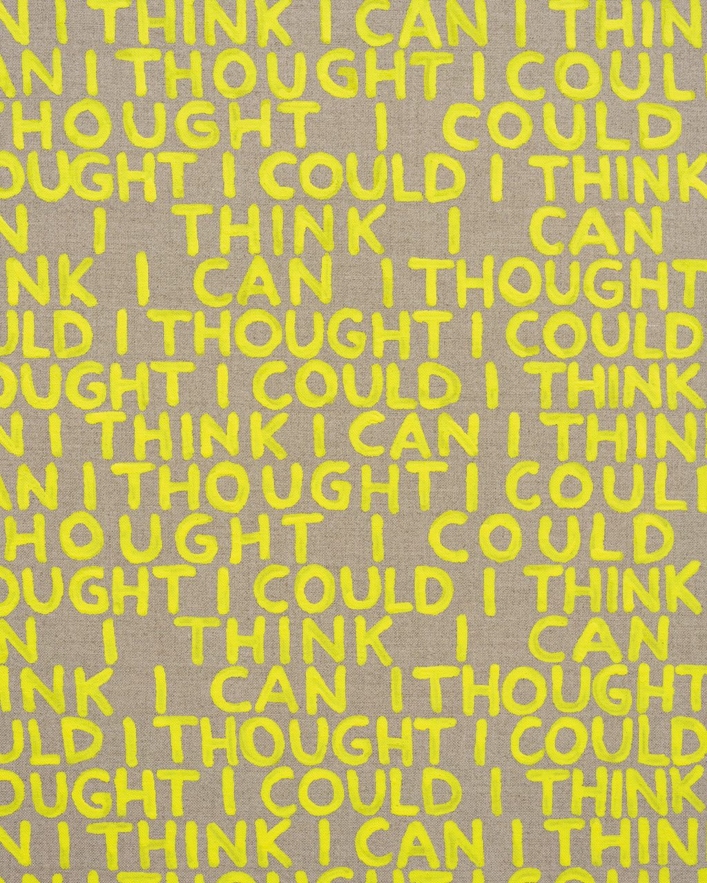I THINK I CAN I THOUGHT I COULD