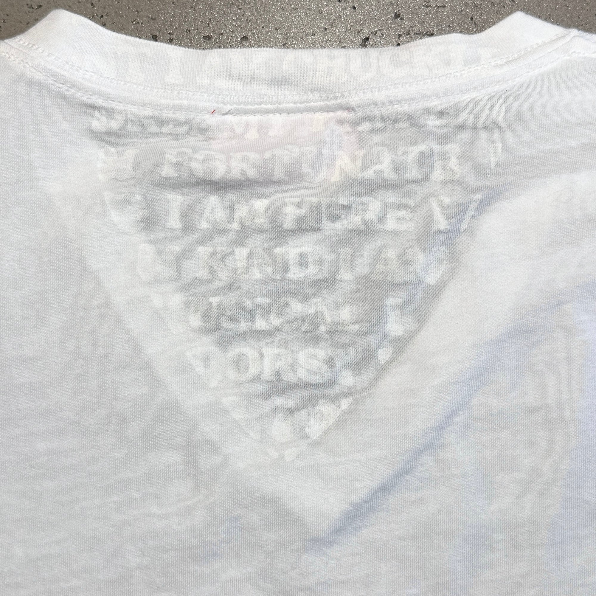 Close-up of Text on Your Back